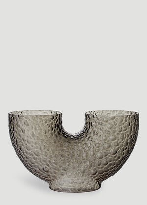 AYTM Aura Low Vase Black wps0670062