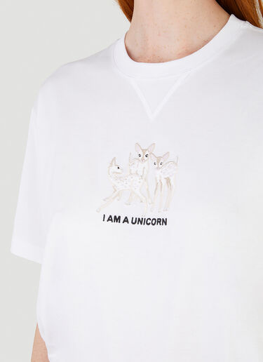 Burberry I Am A Unicorn Tシャツ ホワイト bur0245040