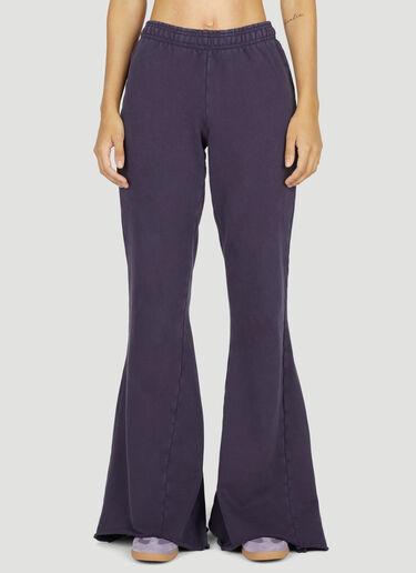 Entire Studios Flared Track Pants Purple ent0253012