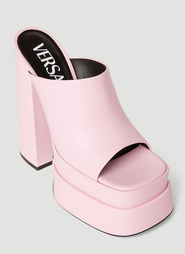 Platform Mules Versace Platform Mules Pink vrs0251036