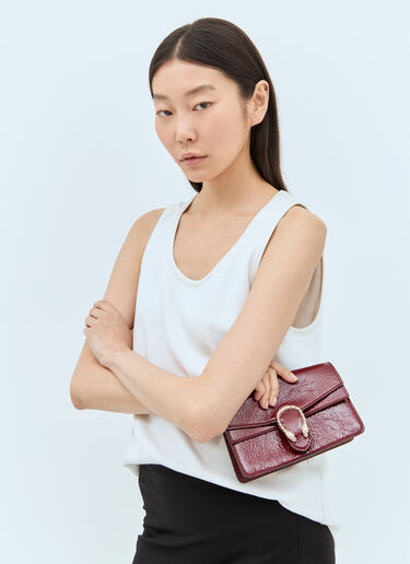 Gucci Dionysus Super Mini Shoulder Bag Burgundy guc0257100
