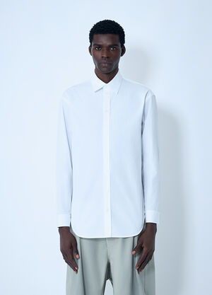 Balenciaga Button-Down Shirt White bal0162007