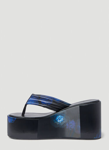 Coperni Holographic Platform Sandals Black cpn0252013