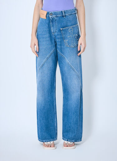 JW Anderson Twisted Workwear Jeans Blue jwa0259001