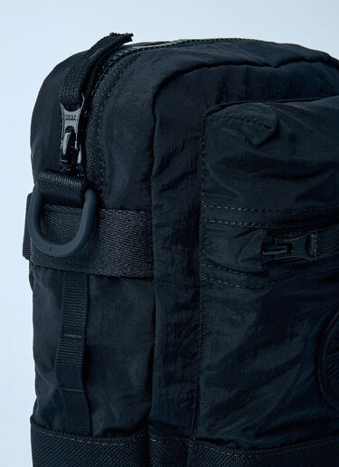 Stone Island Logo Patch Crossbody Bag Black sto0160062