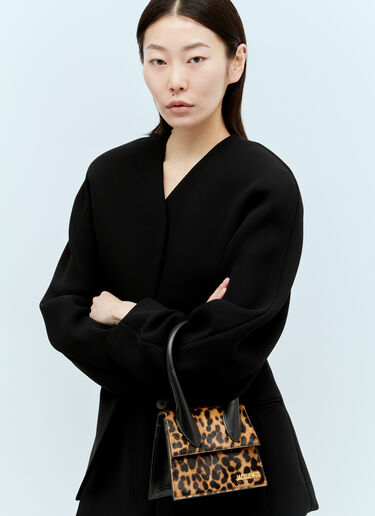 Jacquemus 르 치키토 미디엄 핸드백 브라운 jac0256084