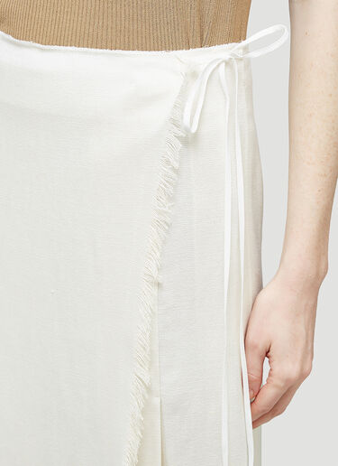 Marni Wrap Skirt Cream mni0244005
