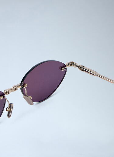 Kuboraum Mask H65 Sunglasses Gold kub0364013