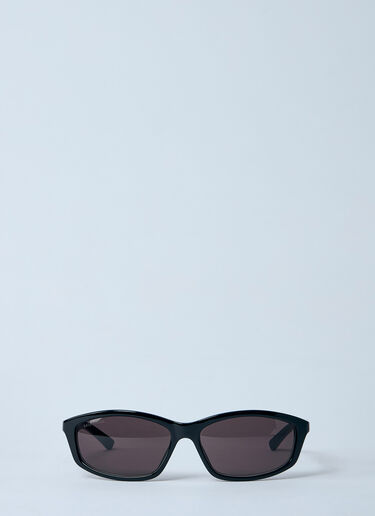 Balenciaga Logo Print Sunglasses Black bcs0360007