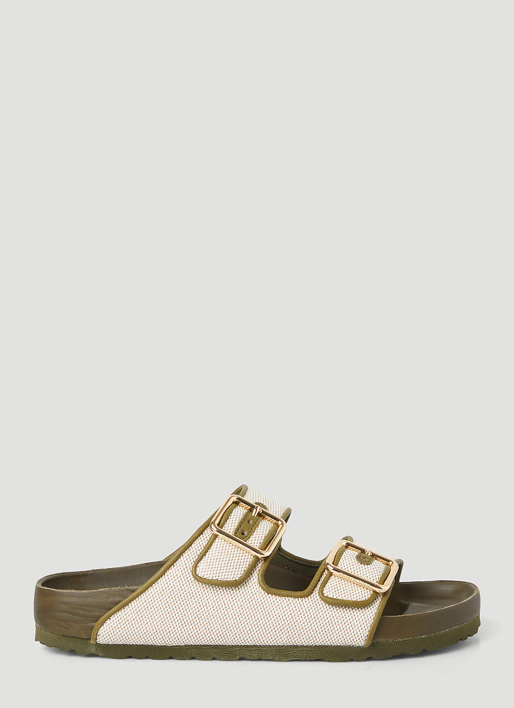 Birkenstock 1774 Arizona Canvas Sandals in Green LN CC