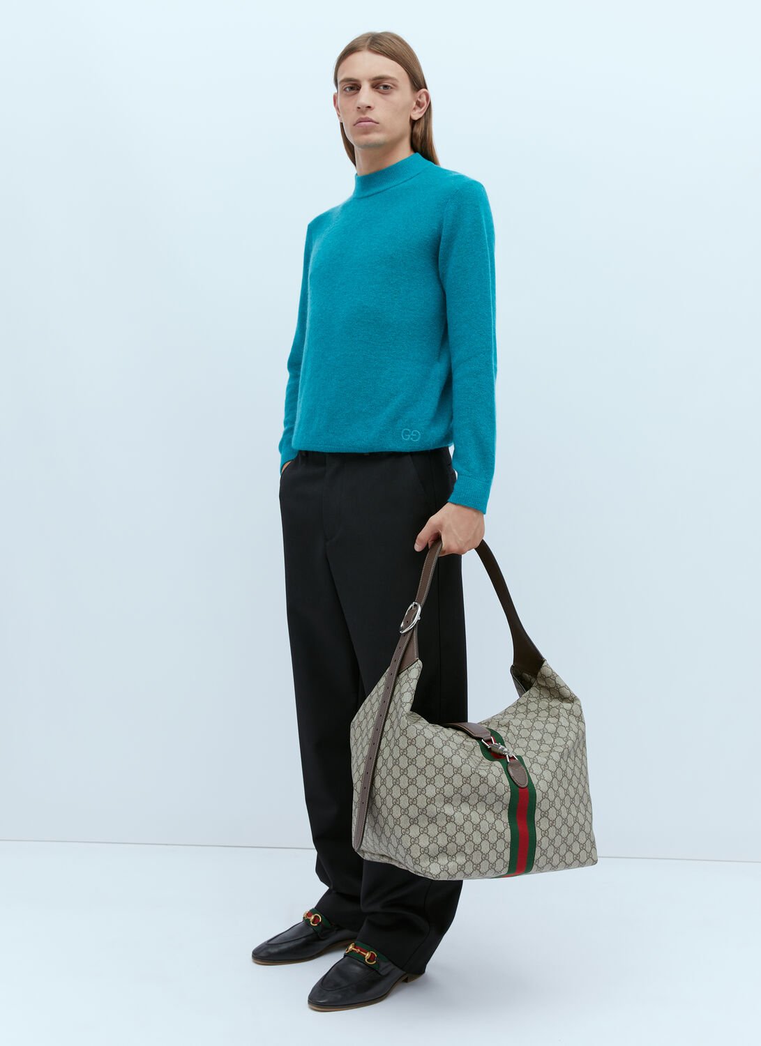 Shop Gucci Jackie 1961 Medium Shoulder Bag In Beige