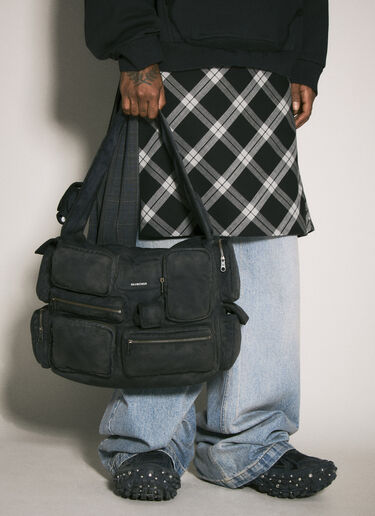 Balenciaga Superbusy Large Sling Bag Black bal0157051