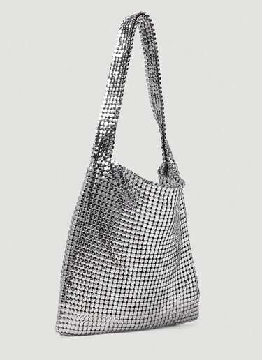 Rabanne Pixel Hobo Shoulder Bag Silver pac0250053