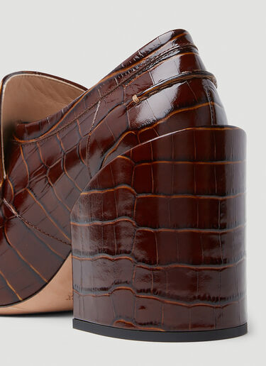 Sportmax Oliato High Heel Loafers Brown spx0253017