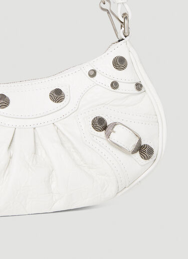 Balenciaga Le Cagole Mini Shoulder Bag White bal0251107