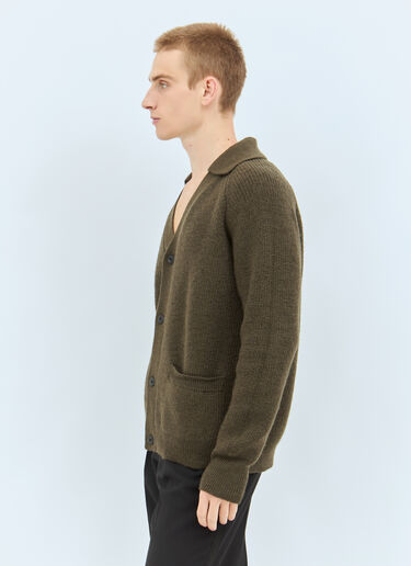 MHL by Margaret Howell カラーカーディガン カーキ mhl0158003
