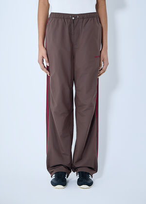 Max Mara Logo Motif Track Pants White max0259006