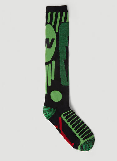 Walter Van Beirendonck W Socks Green wlt0152023