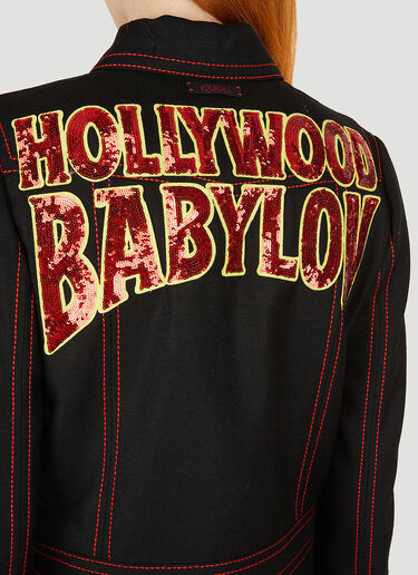 LN-CC® - Gucci: Hollywood Babylon Jacket - Black Gucci Hollywood Babylon Jacket Black guc0250042