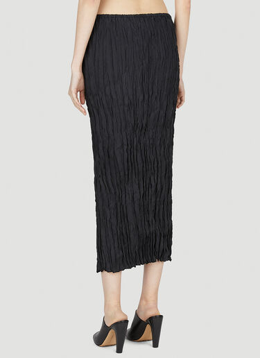 TOTEME Crinkled Skirt Black tot0253017