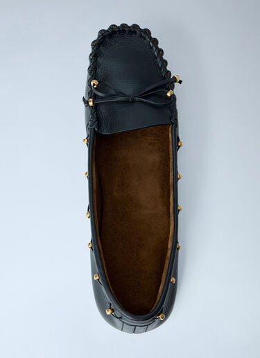 Khaite Milly Flats Black kha0264018
