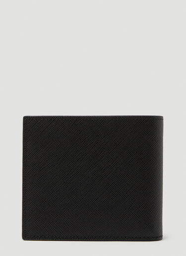 Prada Bi-Fold Logo Wallet Black pra0149079