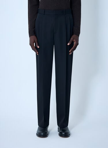 The Row Zev Wool Pants Black row0162005