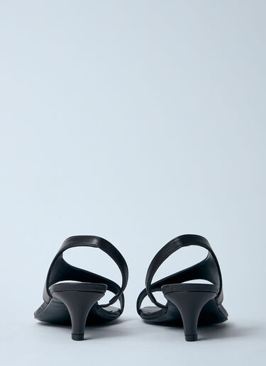 TOTEME Leather Heeled Sandals Black tot0260015