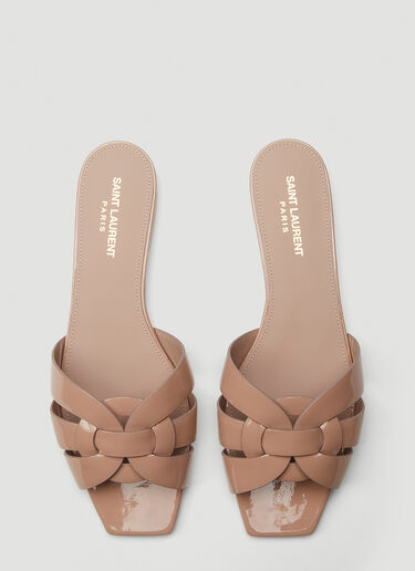 Saint Laurent Tribute Slides Beige sla0244015