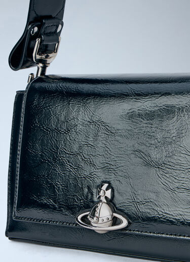 LN-CC® - Vivienne Westwood: Hazel Medium Shoulder Bag - Black Vivienne Westwood Hazel Medium Shoulder Bag Black vvw0266019