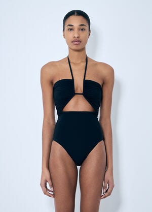 Max Mara Prong Bather One-Piece Brown max0260022