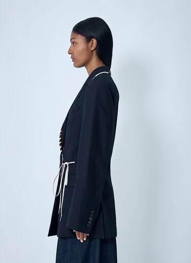 Dries Van Noten Baftan Embellished Blazer Navy dvn0262018