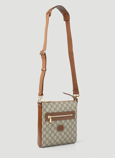 Gucci GG Supreme Messenger Crossbody Bag Beige guc0150208