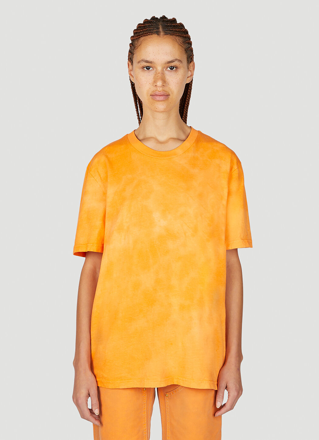 NOTSONORMAL Splashed Short Sleeve T-Shirt Yellow nsm0348025