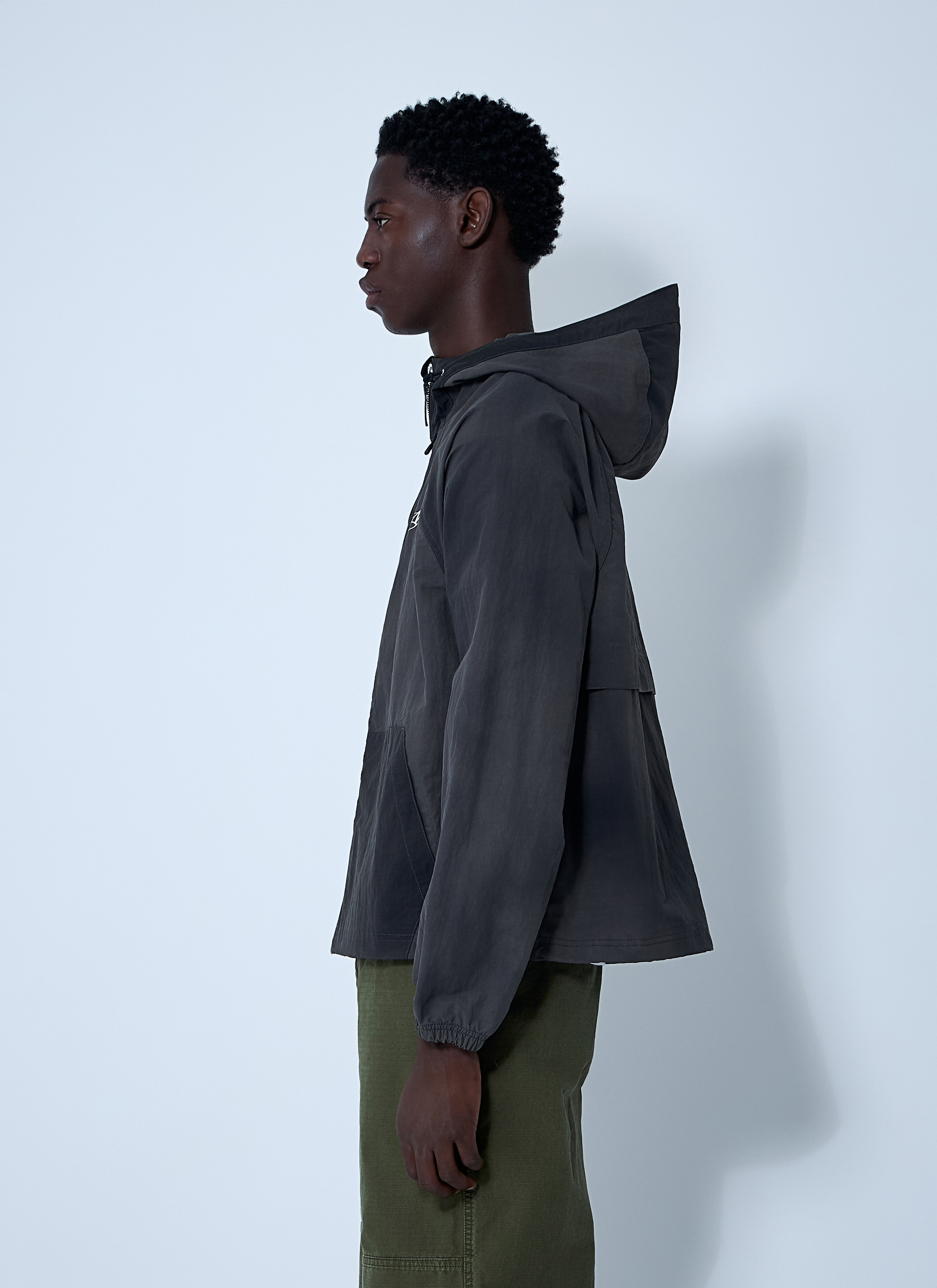 Stüssy Men's' Beach Shell Wave Dye Jacket in Black | LN-CC®