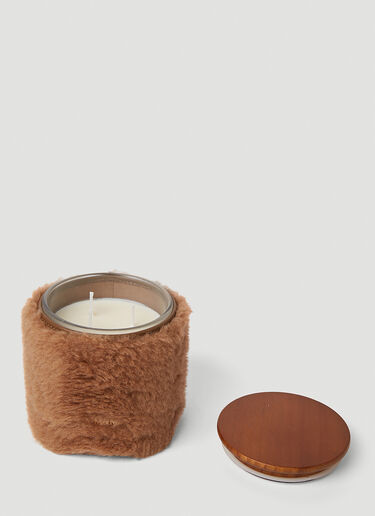 Max Mara Fluffy Coat Candle Brown max0250091