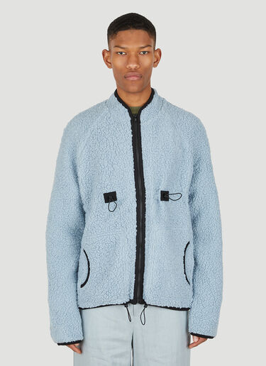 Wynn Hamlyn Zipper Fleece Sweater Blue wyh0148009