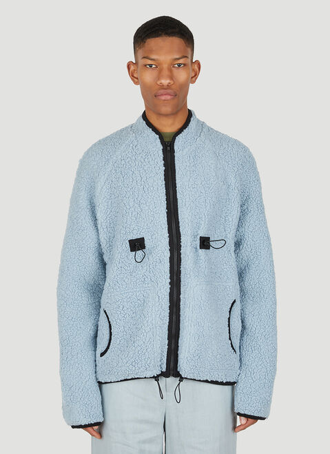 Wynn Hamlyn Zipper Fleece Sweater Blue wyh0148010