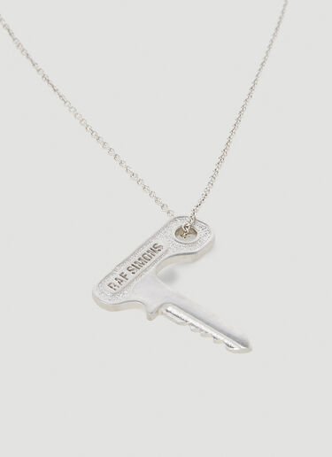 Raf Simons 钥匙吊坠项链 银色 raf0151020
