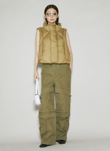Grid Down Vest Entire Studios Grid Down Vest Khaki ent0253033