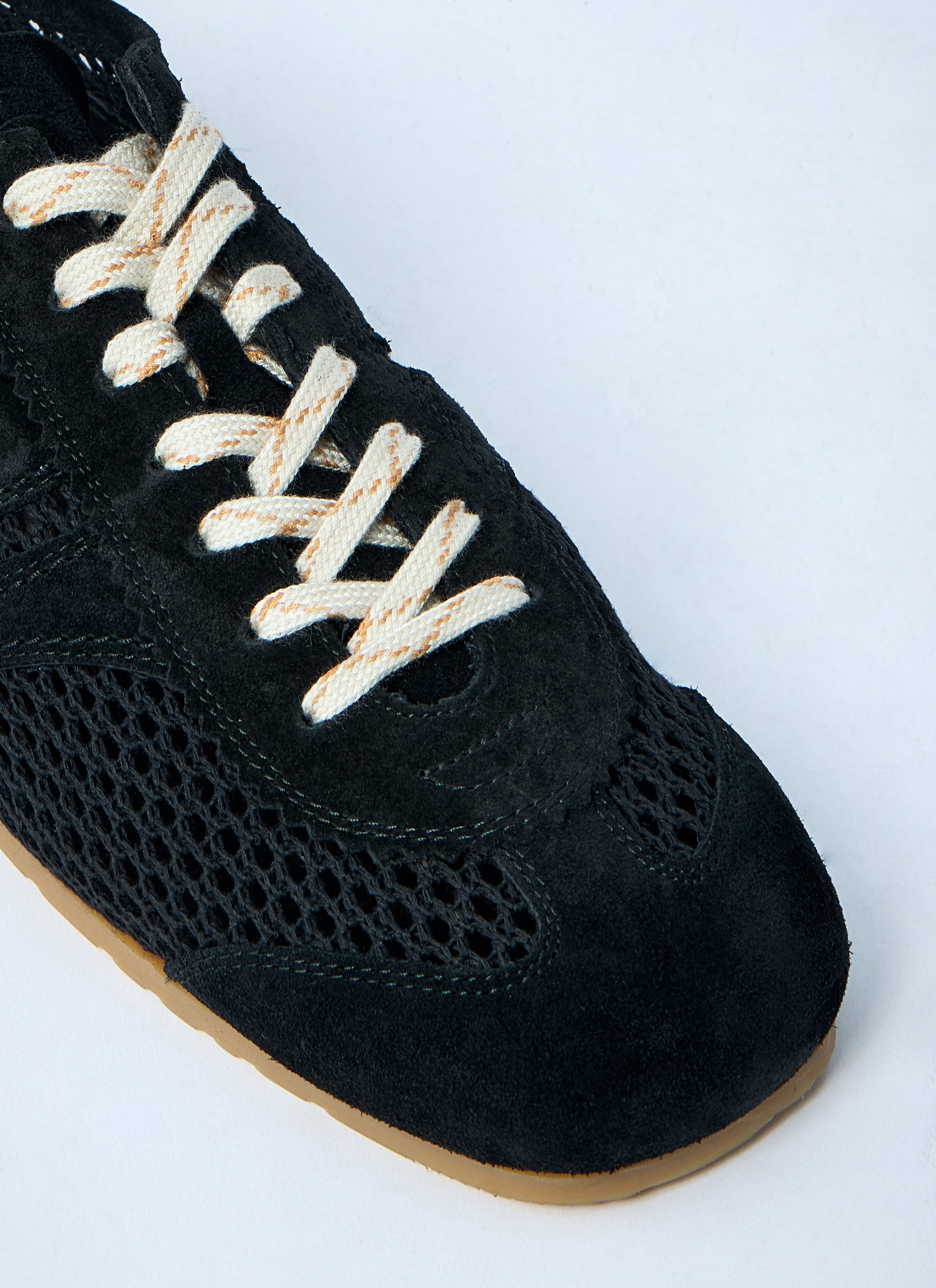 Dries Van Noten Men's' Mesh Low-Top Sneakers in Black | LN-CC®