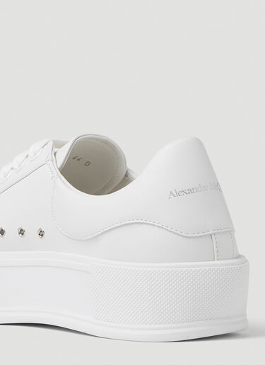 Alexander McQueen Deck Plimsoll Sneakers White amq0149027