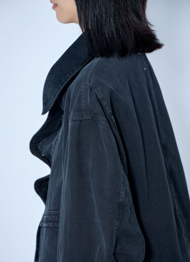 Maison Margiela Oversized Denim Jacket Black mla0264050