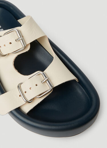 Platform Sandals MM6 Maison Margiela Platform Sandals Cream mmm0251024