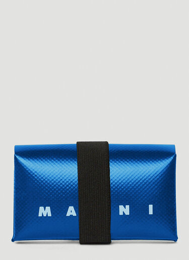 Marni Origami Trifold Wallet Black mni0149032