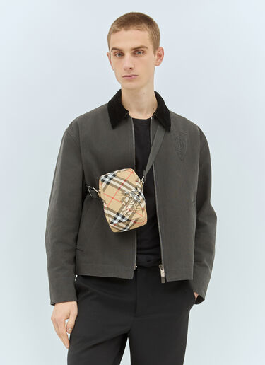 Burberry Check Phone Bag Beige bur0158011