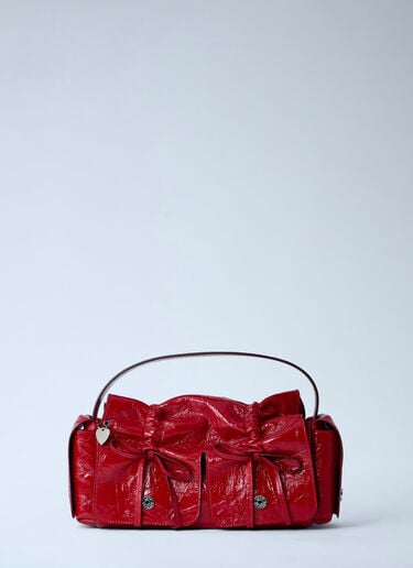 Acne Studios Multipocket Shoulder Bag Red acn0263015