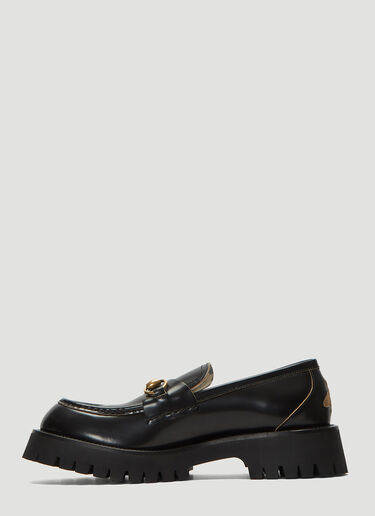 Gucci Chunky Lug Sole Loafers Black guc0237033