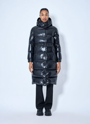 LN-CC® - Moncler: Cavettaz Hooded Long Down Jacket - Black Moncler Cavettaz Hooded Long Down Jacket Black mon0265087