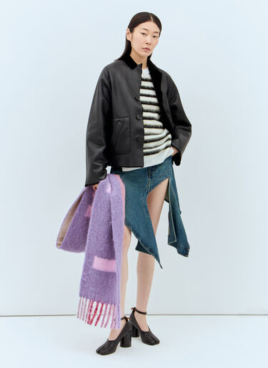 Marni 双面羊毛皮夹克  黑色 mni0257010